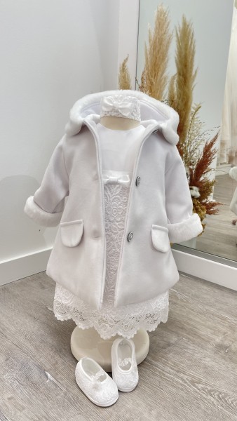 Taufkleid inkl. Mantel ♥ Abby