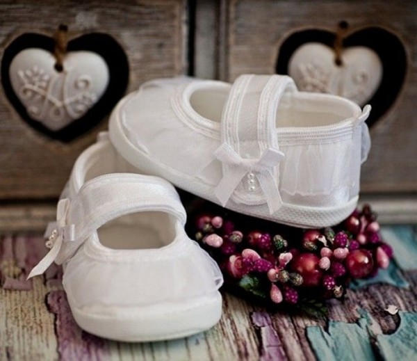 Taufschuhe ♥ Ballerinas, weiss